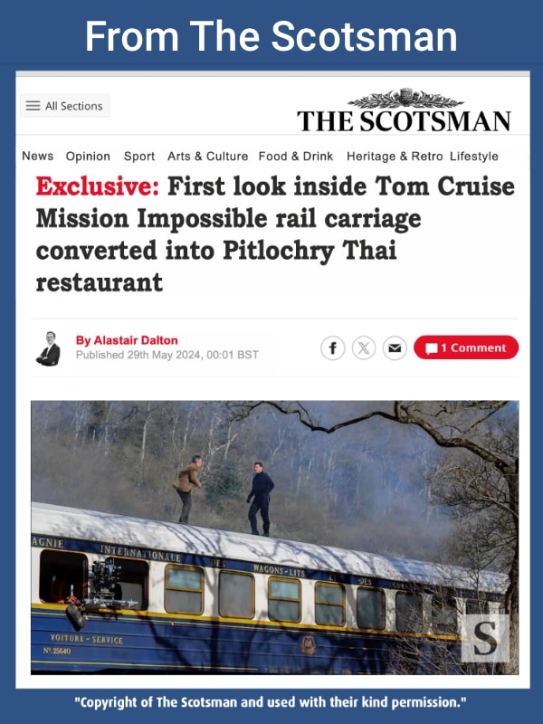 The Wee Choo-Choo - the railway carriage restaurant